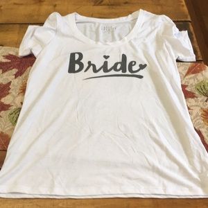 Bride tee shirt